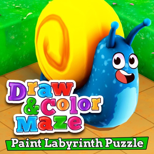 Draw & Color Maze: Paint Labyrinth Puzzle
