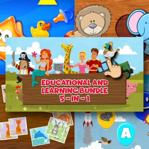 Educational and Learning Bundle - 5 in 1 switch box art