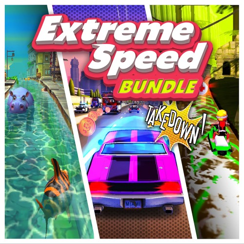 Extreme Speed Bundle Go! Fish Go! Adrenaline Rush, Jet Ski Rush switch box art