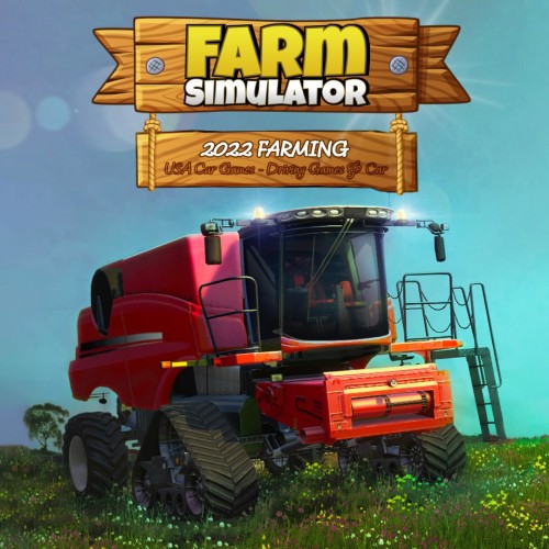 Farm Simulator USA Car Games - Driving games & Car 2022 Farming switch box art