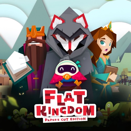 Flat Kingdom Paper's Cut Edition switch box art