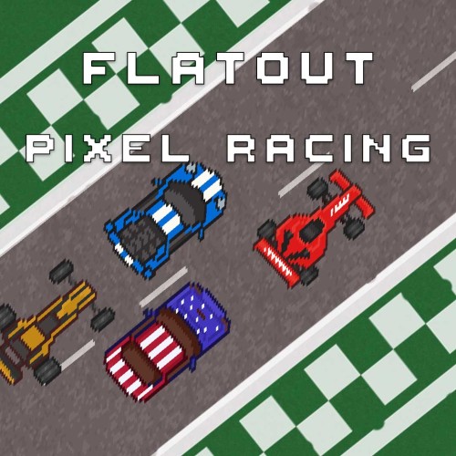 Flatout Pixel Racing switch box art