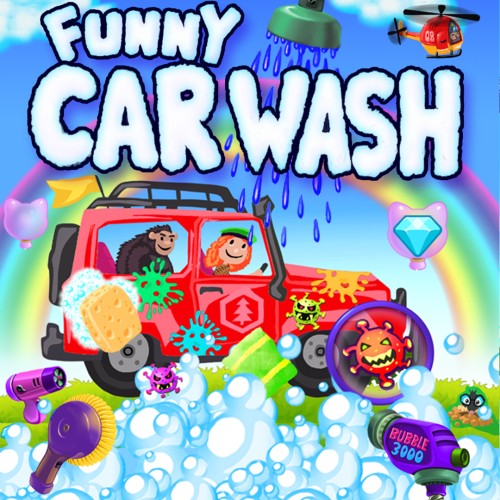 Funny Car Wash - Trucks & Cars Carwash RPG Game Garage for Kids & Toddlers switch box art