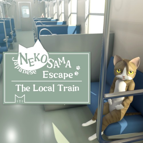 Japanese NEKOSAMA Escape The Local Train switch box art
