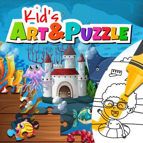 Kid's Art & Puzzle switch box art