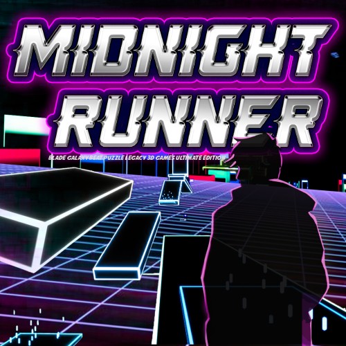 Midnight Runner - Blade Galaxy Beat Puzzle Legacy 3D Games Ultimate Edition switch box art