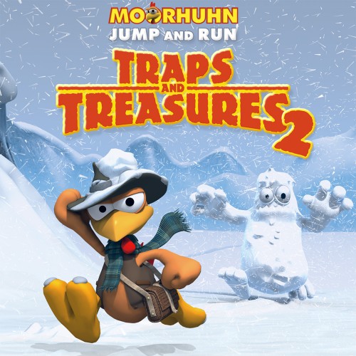 Moorhuhn Jump and Run 'Traps and Treasures 2' switch box art