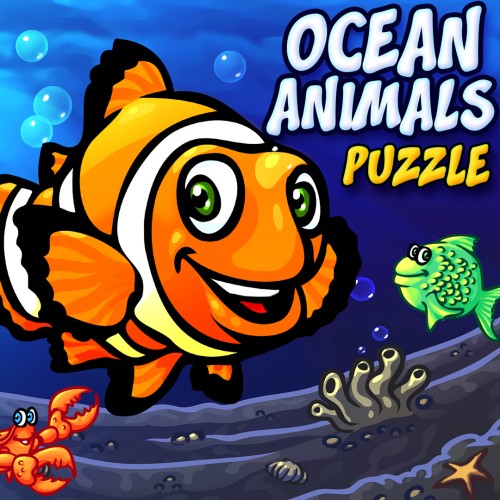 Ocean Animals Puzzle - Preschool Animal Learning Puzzles Game for Kids & Toddlers switch box art