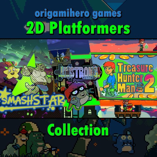 origamihero games 2D Platformer Collection switch box art