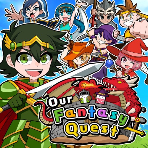 Our Fantasy Quest switch box art