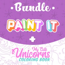 Paint it + My Cute Unicorns Bundle