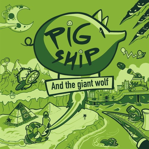 PigShip and the Giant Wolf switch box art