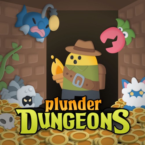 Plunder Dungeons switch box art