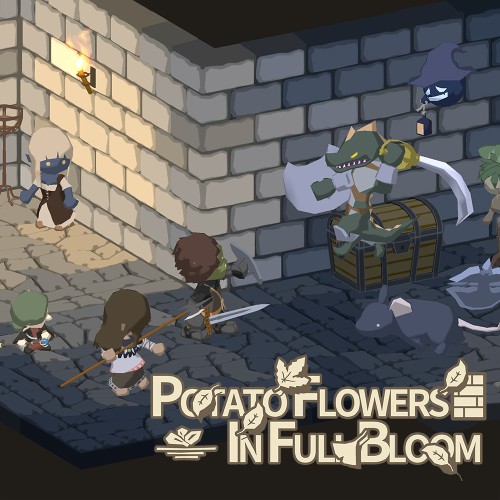 Potato Flowers in Full Bloom switch box art