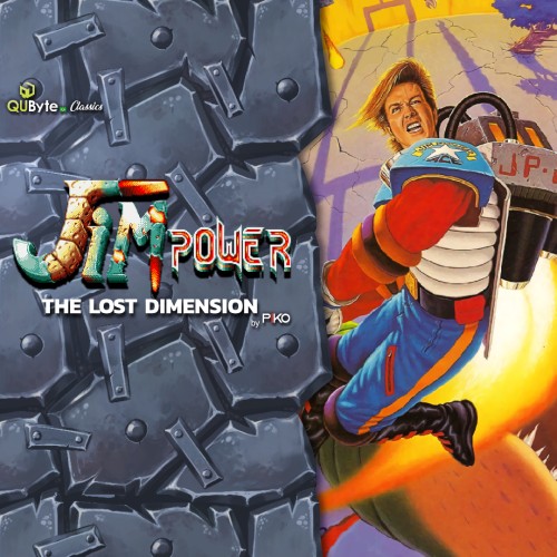 QUByte Classics: Jim Power: The Lost Dimension by PIKO switch box art