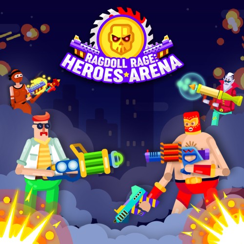 Ragdoll Rage: Heroes Arena switch box art