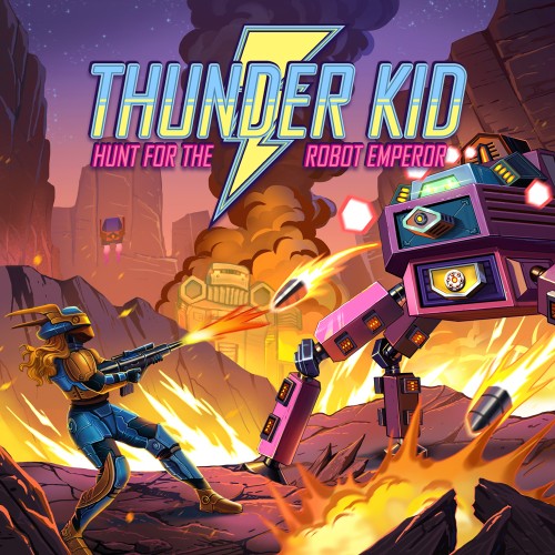 Thunder Kid: Hunt for the Robot Emperor switch box art