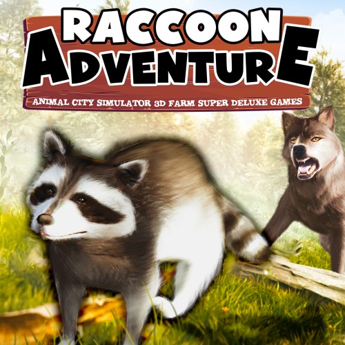 Raccoon Adventure: Animal City Simulator 3D Farm Super Deluxe for
