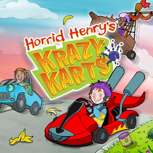 Horrid Henry's Krazy Karts switch box art