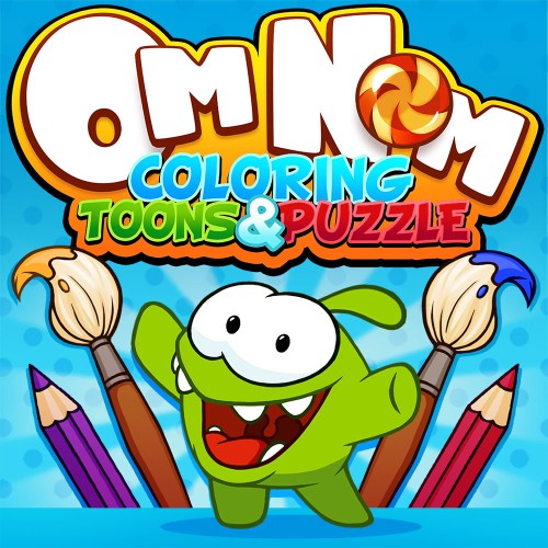 Om Nom: Coloring, Toons & Puzzle switch box art