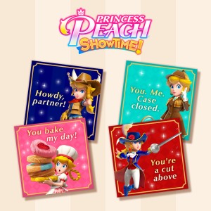 Celebrate Valentine’s Day with these Princess Peach cards!