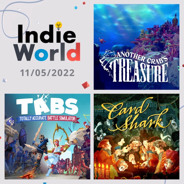 Another Crab’s Treasure, Ooblets, Mini Motorways and more featured in the latest Indie World showcase