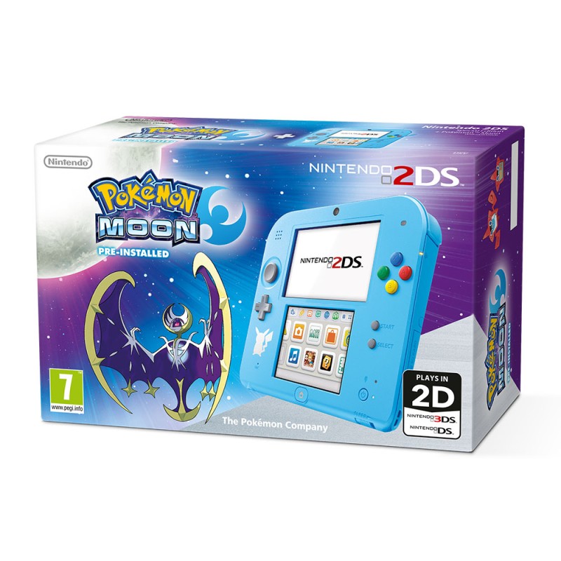 Nintendo 2DS Special Edition + Pokémon Moon