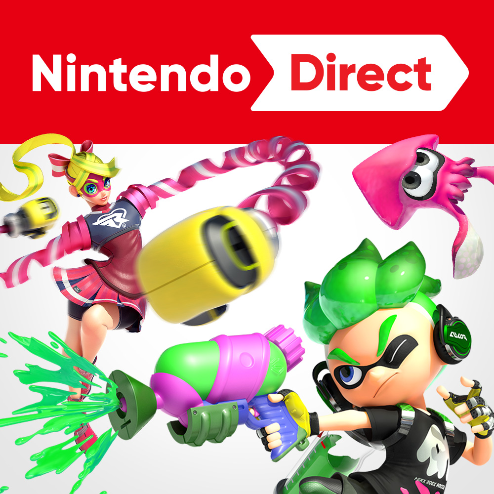ARMS y Splatoon 2 encabezan la nueva presentación Nintendo Direct