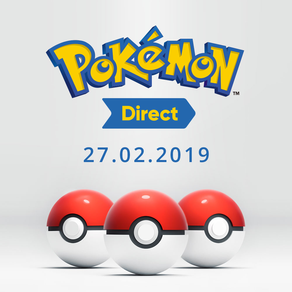 27 февраля в 17:00 (МСК) смотрите короткую презентацию Pokémon Direct!