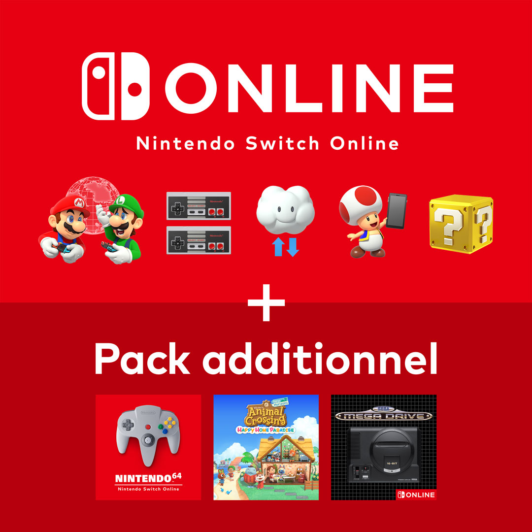 Découvrez Nintendo Switch Online + Pack additionnel