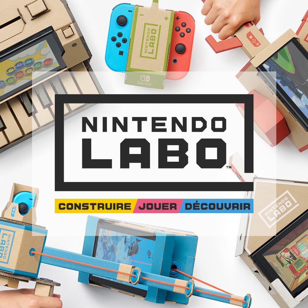 Nintendo Labo une expérience unique permettant de construire, jouer et découvrir grâce à la Nintendo Switch