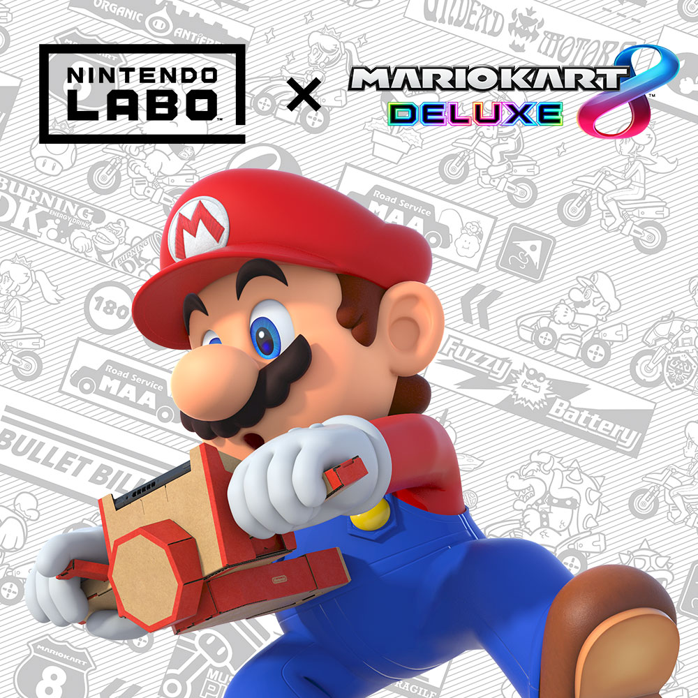Ontdek een nieuwe manier om Mario Kart 8 Deluxe te spelen met Nintendo Labo!