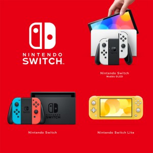 Comparez la Nintendo Switch - Modèle OLED avec la Nintendo Switch et la Nintendo Switch Lite ! 
