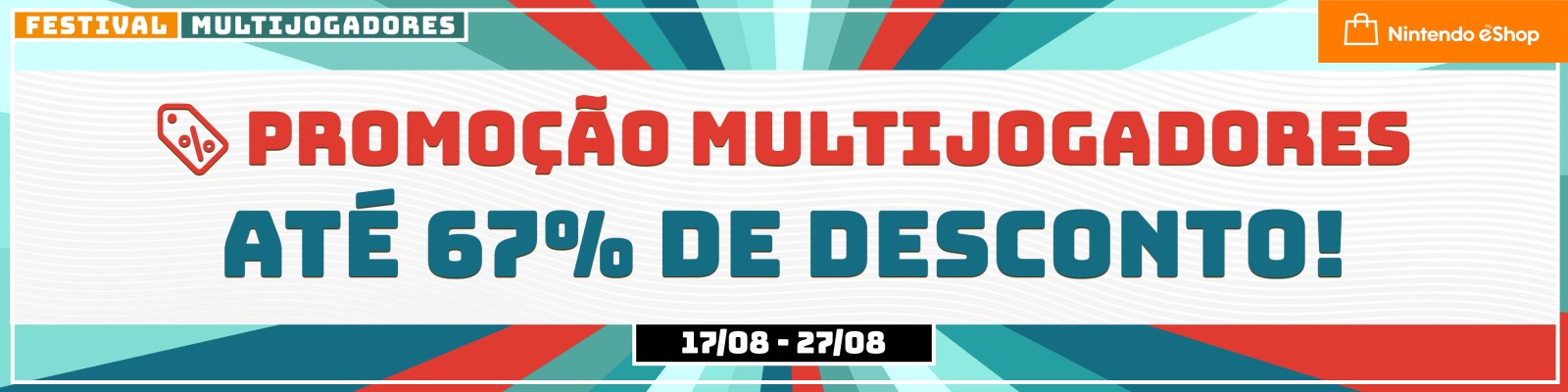 Promoção jogos NINTENDO MULTIPLAYER na ESHOP BRASIL e 