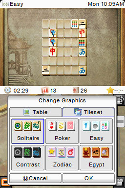 3D Mahjong, Nintendo DSiWare, Jogos