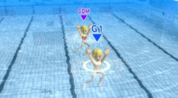 wii swimming