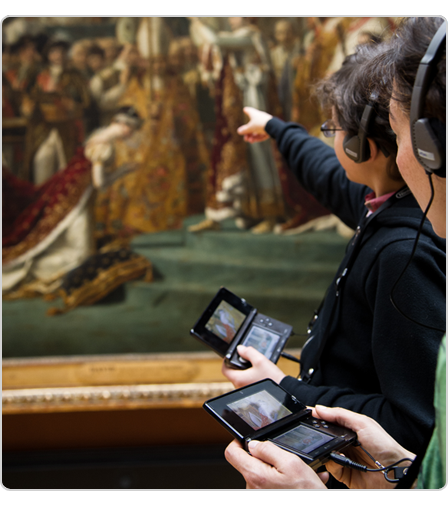 Altoparlante refugiados cohete El Museo del Louvre cambia sus audioguías por consolas Nintendo 3DS | 2012  | Noticias | Nintendo
