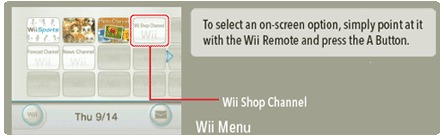 mærkelig Snuble erindringer Wii Shop Channel | Wii | Support | Nintendo